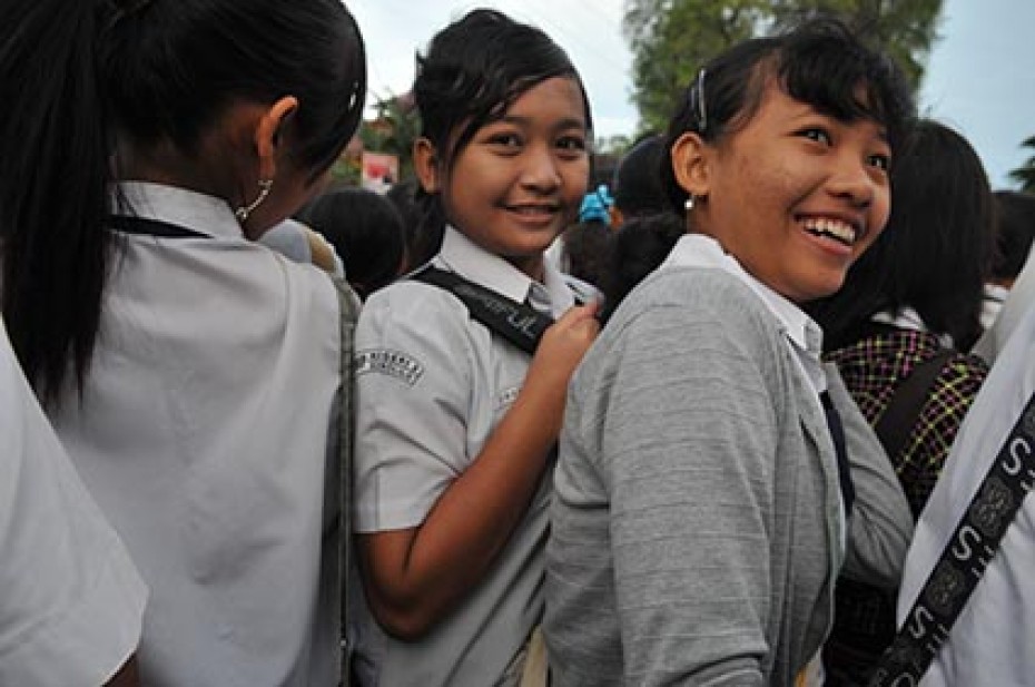 smiling girls