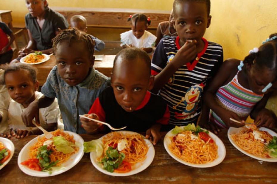 one-meal-one-day-spaghetti-haiti one meal one day