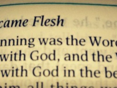 one word became flesh