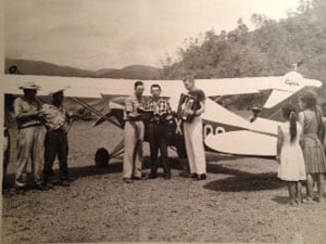 old airplane photo