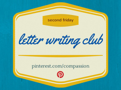 second friday letter writing club featured