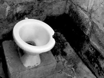 world toilet day black