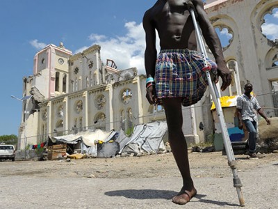 rebuilding haiti crutch