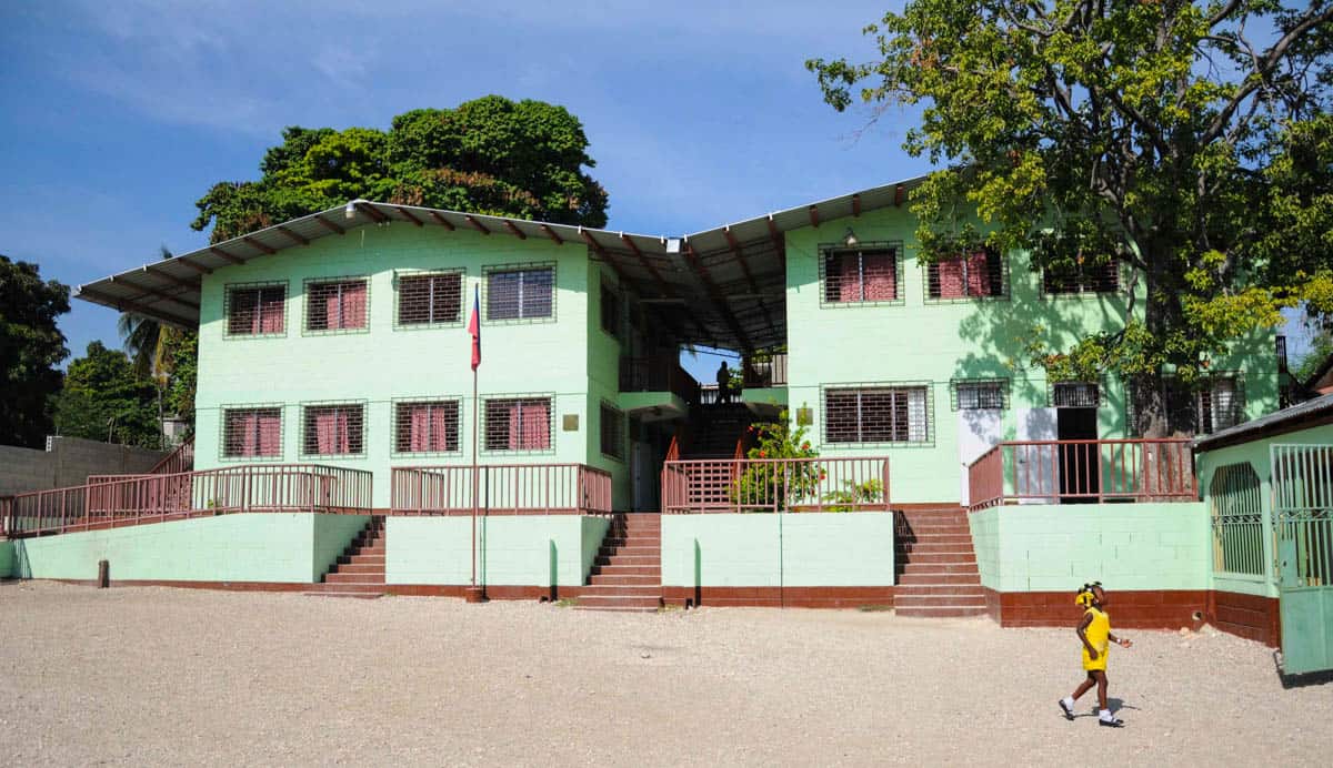 rebuilding haiti school