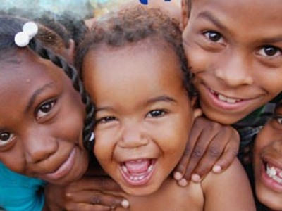group of smiling children