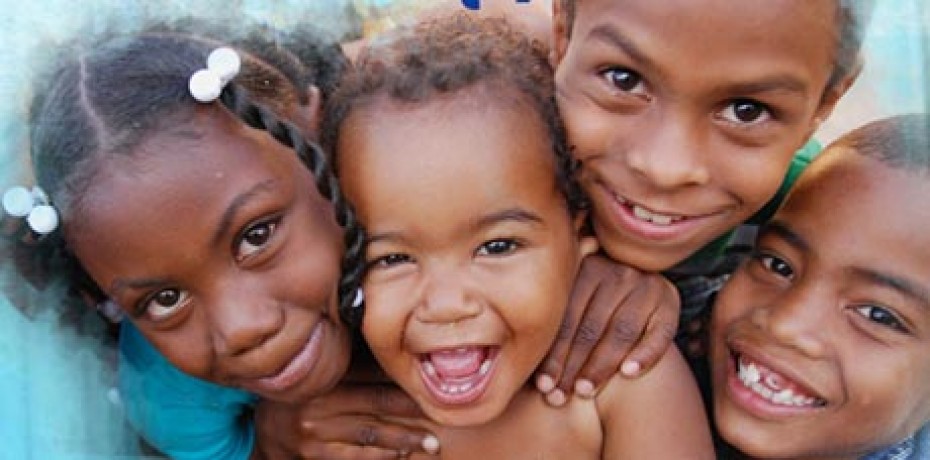 group of smiling children