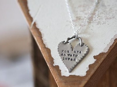 You are so very loved heart shaped necklace