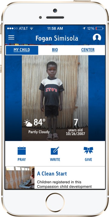 Compassion App My Child