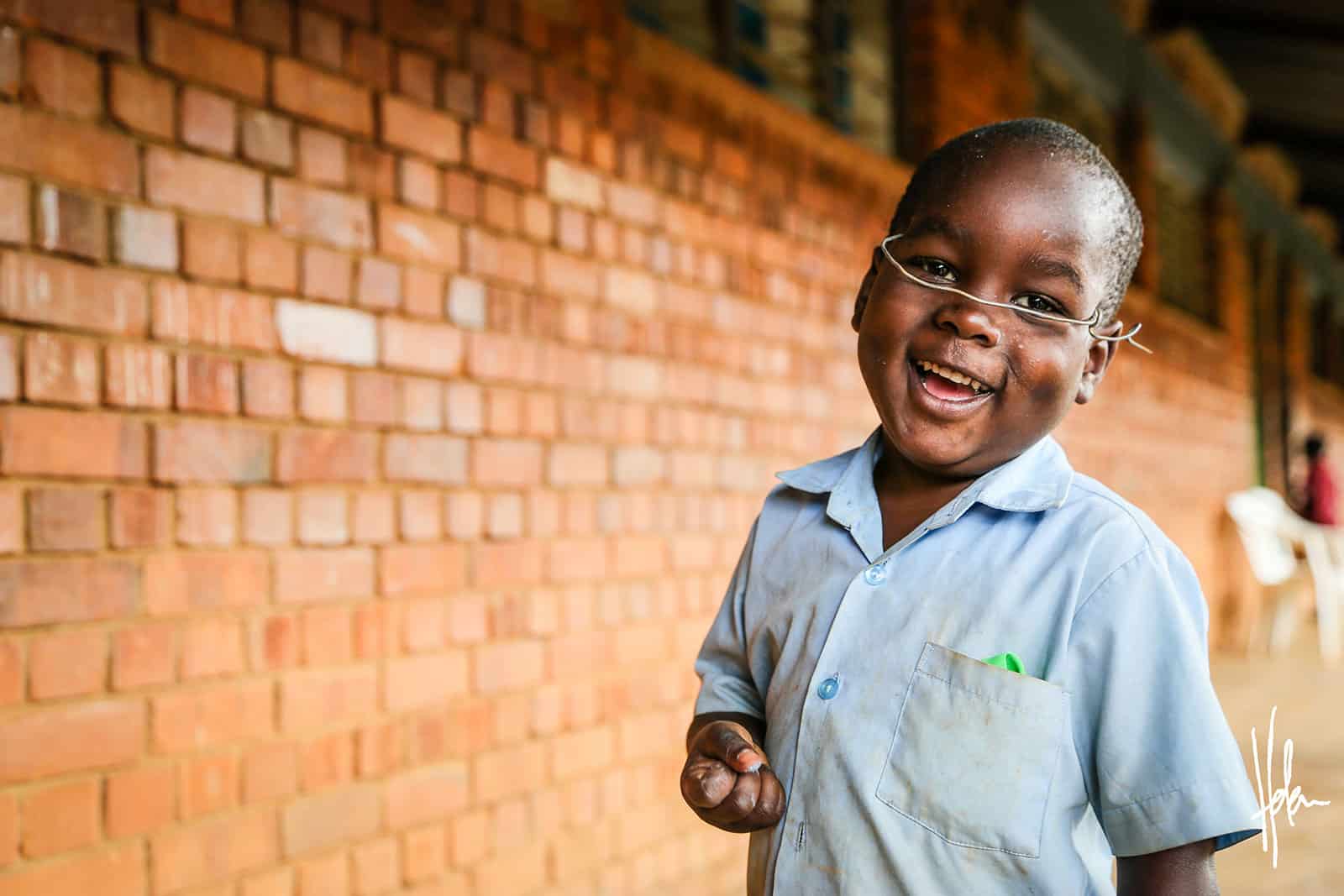 smiling african child