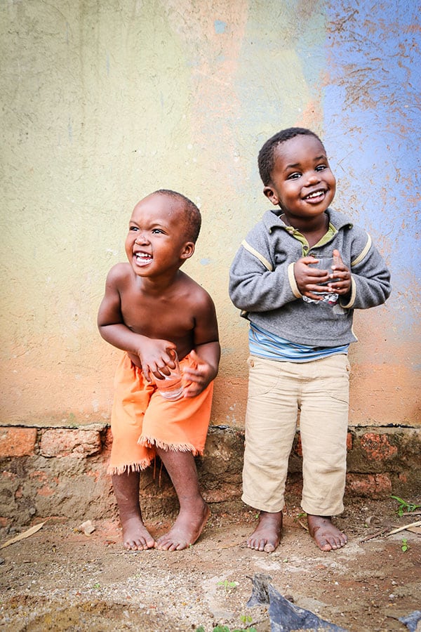 smiling african child