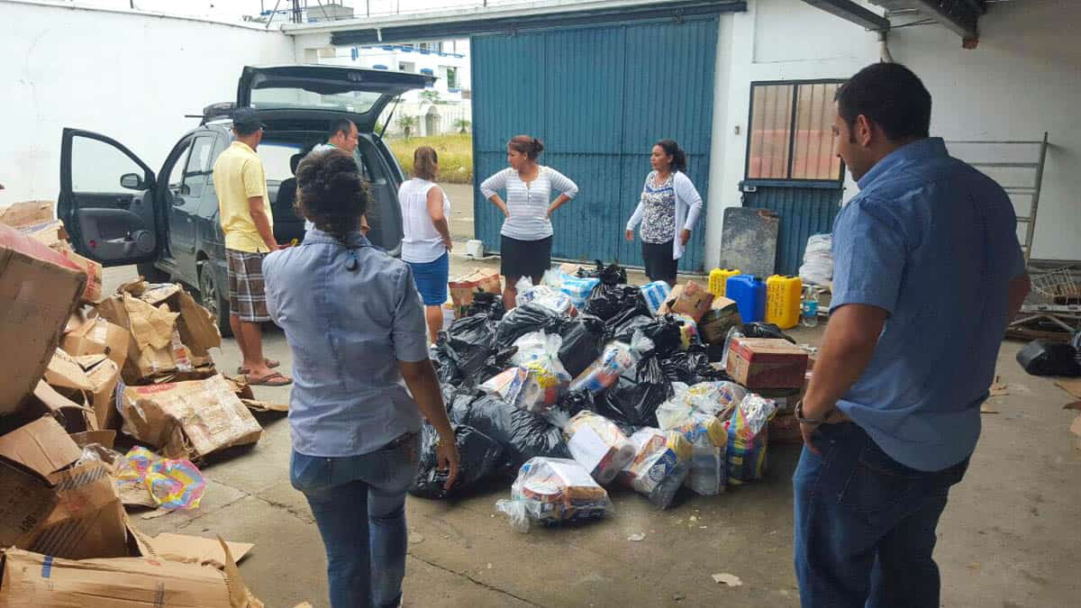 Ecuador Earthquake Relief Efforts