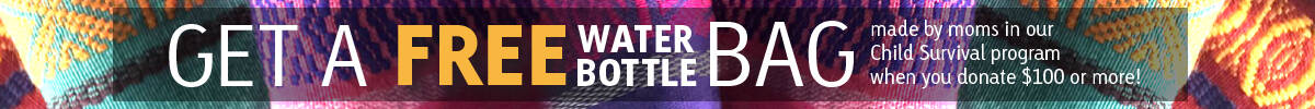 free water bottle bag banner