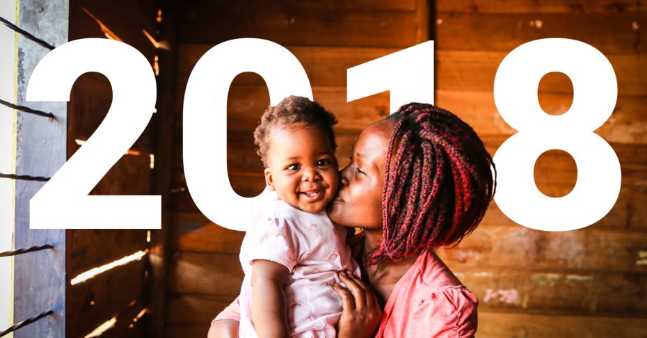 One word to move us in 2018: compassion Mom and Child