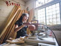 Lucerito Has The Best Tools To Build furniture and Her Bright Future
