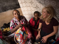 3 Inspiring Women Standing Up for Children in Poverty - Paige and child she sponsors Susan