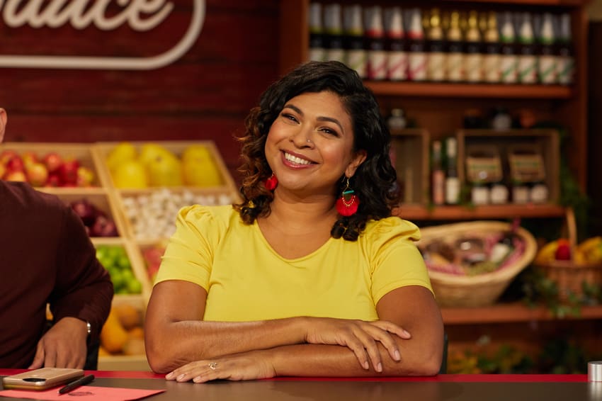 Aarti Sequeira on Guy's Grocery Games