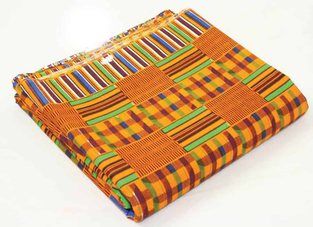 Folded Kente Cloth