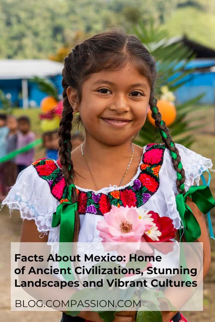 Fun facts about Mexico Pinterest image