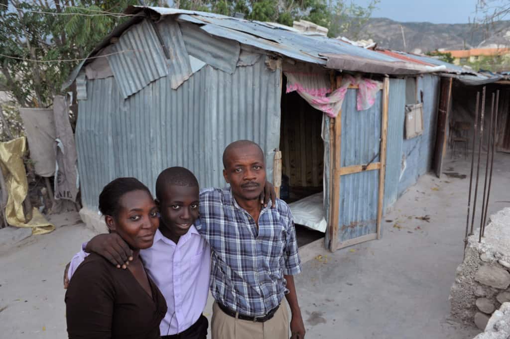 Erickson's home was rebuilt after the 2010 Haiti earthquake